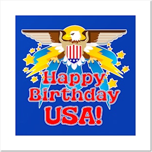 Happy Birthday USA! Posters and Art